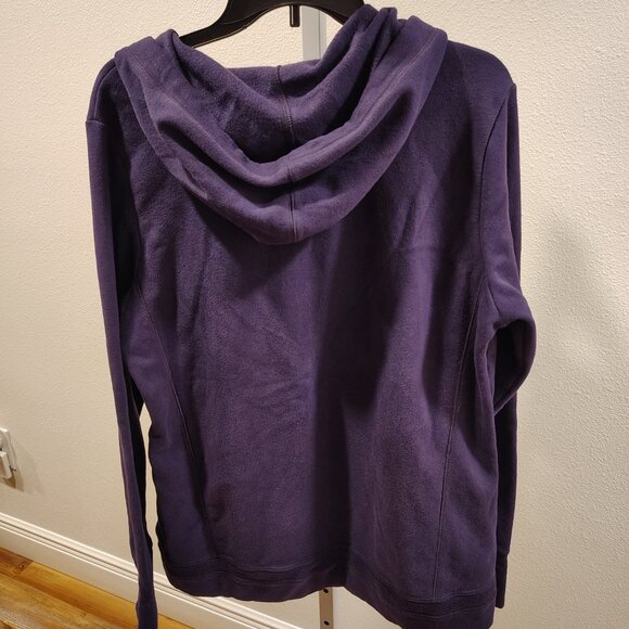 Tek Gear Women's Ultrasoft Fleece Purple Hoodie Size XL Full Zipper - Picture 11 of 11